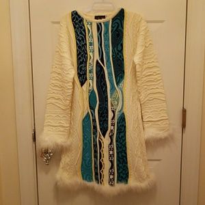 Coogi long sweater dress